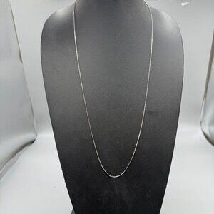 Winard 14K White Gold Filled 30" Wheat Chain Necklace